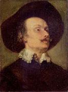 Anthony Van Dyck Bildnis des Schlachtenmalers Pieter Snayers oil on canvas